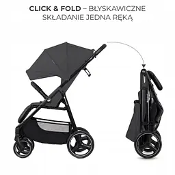 Прогулянкова коляска Kinderkraft Trig 3 Grey - мініатюра 6