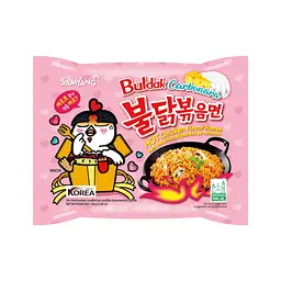 Лапша рамен Samyang Buldak Carbonara Spicy Ramen Булдак Гостра курка з карбонару 140 г