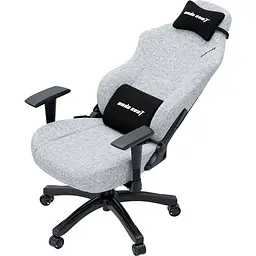 Крісло ігрове Anda Seat Luna Size L Grey Fabric (AD18-44-G-F) - мініатюра 8