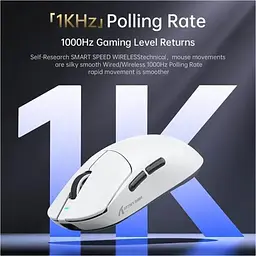 Миша Attack Shark X8 Plus Wireless White (AS-6972792471754-W) [159861] - мініатюра 7