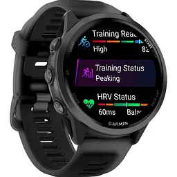 Смарт-годинник Garmin Forerunner 570 47mm Slate Gray Aluminum with Translucent Black/Black Band (010-02971-00) [138714] - мініатюра 2