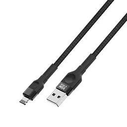 Кабель XON SmartCable Type-А - Lightning 3A 2м UniLink Чорний (SC30CL3A2B 647) - мініатюра 3