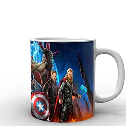 Кухоль GeekLand Avengers Месники герої AG.02.009 330 мл білий - мініатюра 3
