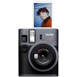 Подарунковий набір Фотоапарат Fujifilm Instax Mini 41 Фотопапір 20 шт. Чохол Фотоальбом на 108 фото чорний - мініатюра 3
