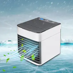 Портативний кондиціонер охолоджувач з підсвічуванням Arctic Air Ultra PLUS Переносний мобільний вентилятор 7 Вт з функцією
