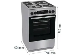 Плита комбінована Gorenje GKS5C70HXF - мініатюра 7