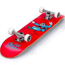 Скейтборд Enuff Skully Mini Червоний - мініатюра 2