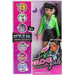 Лялька-модниця Glo-ui girls, TK702, 29 см, аксесуари