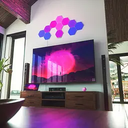 Додаткові панелі Nanoleaf Shapes Hexagons Expansion Pack 3шт [80711] - мініатюра 7