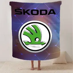 Плед 3D SKODA 2675_B 12635 135х160 см - мініатюра 2