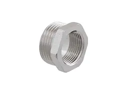 Футорка RAFTEC 1"Зх3/4"В латунь, ЗВ, DN25х20, нікель, F0302 - мініатюра 4