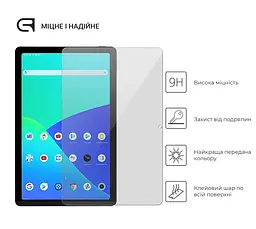 Захисне скло для планшета Realme Pad 10.4 , Glass.CR, загартоване скло 9H, 2.5D, повне проклеювання, з олеофобним покриттям, проста установка та сумісність з чохлами всіх типів (Case friendly), ArmorStandart (ARM61513) - мініатюра 2