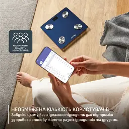 Ваги підлогові Tefal Goodvibes Life+ сині (BM9720F0) - мініатюра 7