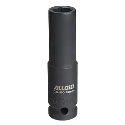 Торцева головка ударна глибока 1/2"DR, 12 мм. Alloid. GUG-51112