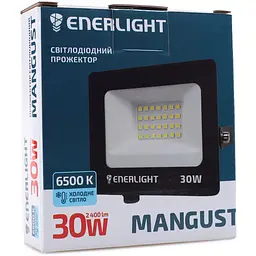 Прожектор світлодіодний Enerlight Mangust 30Вт 6500K (MANGUST30SMD80С) - мініатюра 5