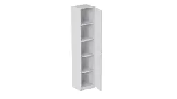 Пенал Анжело Ferrum-decor на 5 полиць із дверима 1900x400x380 ДСП Білий 16 мм (FRD-104905) - мініатюра 2