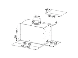 Витяжка Franke Box Flush EVO FBFE XS A52 (305.0665.359) - мініатюра 2
