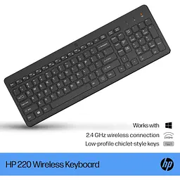 Клавіатура HP 220 Wireless UA Black (805T2AA) - мініатюра 3