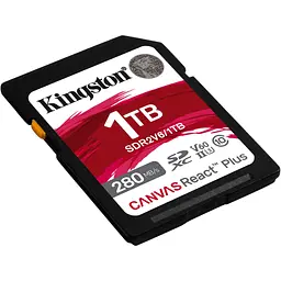 Карта пам'яті Kingston SDXC Canvas React Plus 1TB Class 10 UHS-II U3 V60 (SDR2V6/1TB) [112839] - мініатюра 2