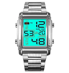Чоловічий наручний годинник Skmei 2206 класичний спортивний на браслеті Silver White, 2206SIWT (19156) - мініатюра 2