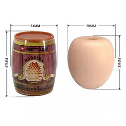 Мастурбатор Pretty Love Madeira Charming Barrel Flesh - мініатюра 5