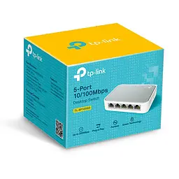 Комутатор хаб 5 портів свіч 10/100 Мбіт/с Fast Ethernet Desktop Switch TP-Link - мініатюра 9