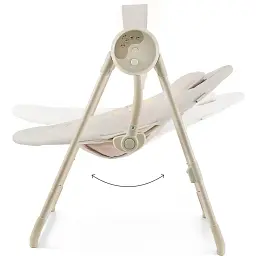 Крісло-гойдалка Kinderkraft Swingee Beige (KBSWIN00BEG0000) - мініатюра 2