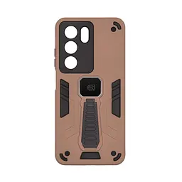 Чехол для Realme C73 5G, Proover, коричневый, с подставкой и магнитом, противоударный, ударопрочный, бронированный, панель-накладка, защита всего корпуса, термополиуретан (TPU) + поликарбонат (PC), ArmorStandart (ARM86770)