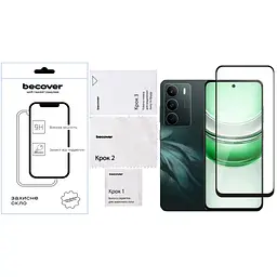 Скло захисне BeCover Realme C71 Black (713728) - мініатюра 3