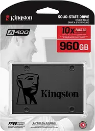 Накопичувач SSD Kingston A400 2.5" SATAIII TLC 960GB (SA400S37/960G) - мініатюра 4