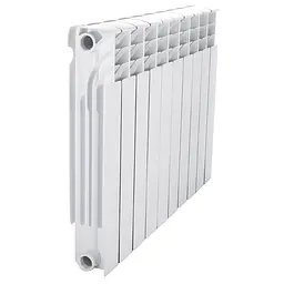 Радіатор секційний Intelli 500/96 Bimetal / Ціна за 1 секцію RAD044, Білий - мініатюра 3