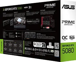 Видеокарта ASUS RTX 5080 16GB PRIME EVO OC (PRIME-RTX5080-O16G-EVO) (GDDR7, 256 bit, PCI-E v5.0 x16) - миниатюра 2