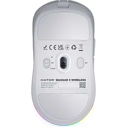 Миша Hator Quasar 3 Wireless White (HTM731) [127984] - мініатюра 5