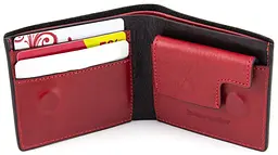 Шкіряне чоловіче портмоне GRANDE PELLE 11х9х2 см acs0027532 - мініатюра 4
