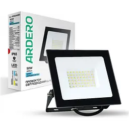 Прожектор світлодіодний Ardero LL-1050ARD 50 Вт 6500K чорний (80018) - мініатюра 2