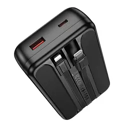Портативне зарядне - повербанк Hoco Q28A 20000mAh 22.5W чорний - мініатюра 4