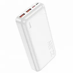 Зовнішній акумулятор Power bank HOCO J101A Astute 22.5 W 20000 mAh PD22,5W+QC3.0 батарея Білий