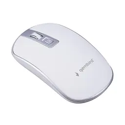 Миша бездротова Gembird MUSW-4B-06-WS Білий/Сріблястий
