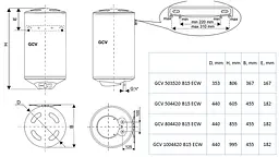 Водонагрівач Tesy BILIGHT CLOUD GCV 804420 B15 ECW (7168971) - мініатюра 4