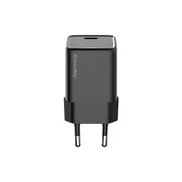 Зарядний пристрій ColorWay GaN Mini 25 Вт порт PD PPS USB-C чорний (CW-CHS052PD-BK) - мініатюра 3