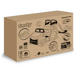 Ігровий центр Smoby Life Автомобіль мандрівника з гіркою та пісочницею 233х68х91 см (7600840207) - мініатюра 2