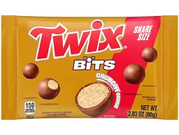 Шоколадні кульки Twix Bits Crunchy Cookie Chocolate Candy 80г