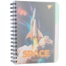 Зошит для записів Yes Space adventure А5 144 аркуші пластикова обкладинка 3 шт. (681955) - мініатюра 2