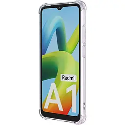 TPU чохол GETMAN Ease logo посилені кути Full Camera для Xiaomi Redmi A1 / A2 Безбарвний (прозорий) - мініатюра 2