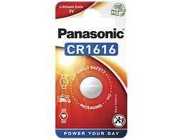 Батарейка Panasonic CR-1616EL/1B літієва CR1616 блістер 1 шт.