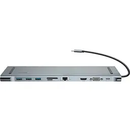 Док-станція для ноутбука Baseus Enjoyment Series Type-C Notebook Hub Adapter (CATSX-F0G)
