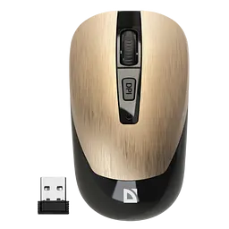 Миша бездротова Defender Wave MM-995 Silent Gold (52994)