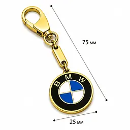 Брелок з жовтого золота BMW (БМВ) (з9013) - мініатюра 2