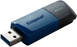 USB флеш-накопичувач Kingston DataTraveler Exodia M 64GB USB-A 3.2 Gen 1 Black/Blue (DTXM/64GB) [76430] - мініатюра 4