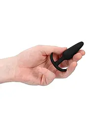 Анальна пробка ShotsToys Slim Butt Plug 8.3 см (чорний) - мініатюра 9